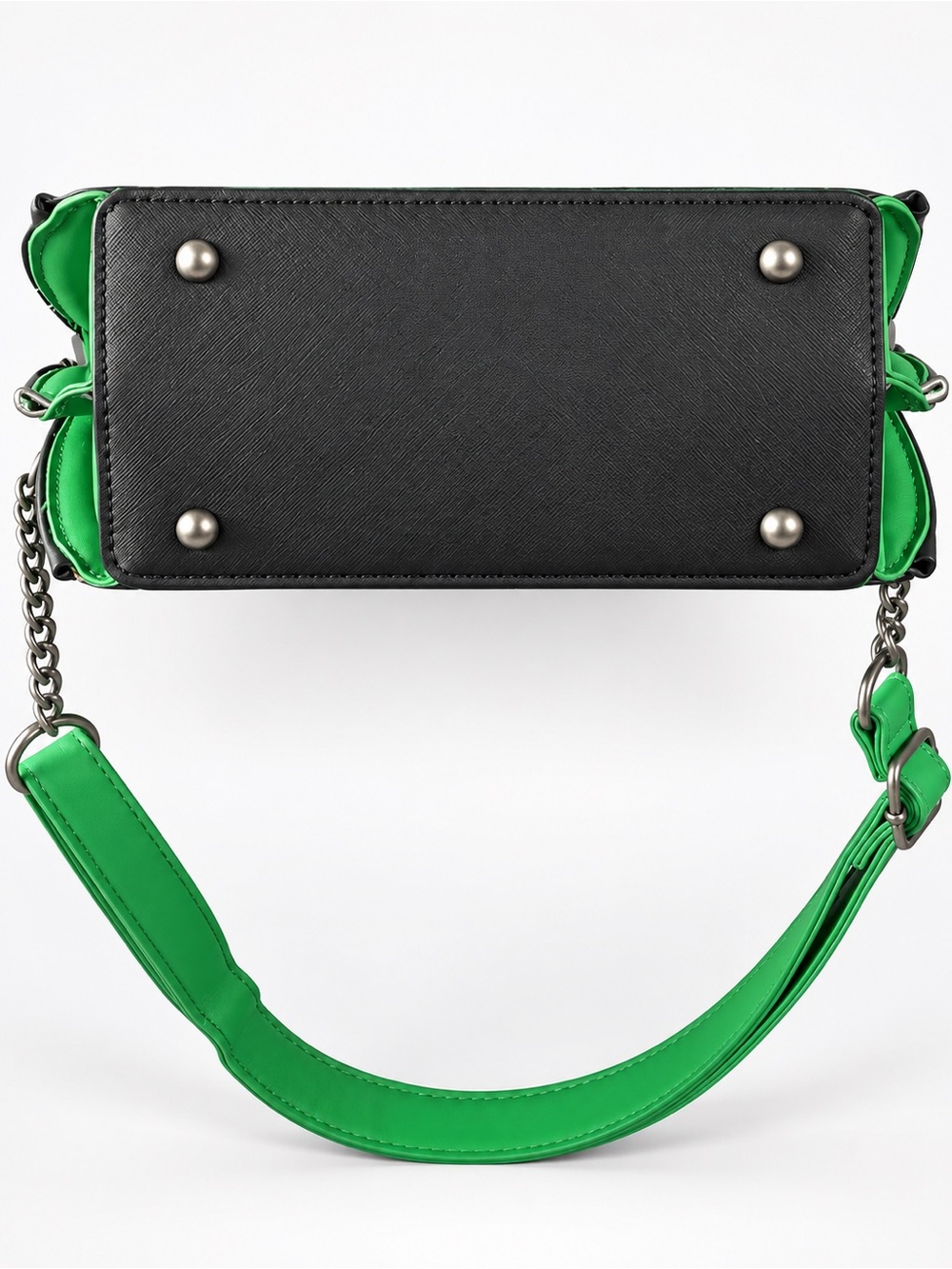 Loungefly Harry Potter Slytherin Crossbody Bag NWOT Green Black + Ravenclaw Pin - Picture 6 of 10